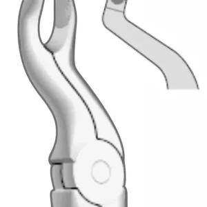 EXTRACTION FOCEPS WITH ANATOMICAL GRIP